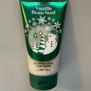Body Scrub: Whipped Sugar Scrub Vanilla Bean Noel, NWT 6.2oz, Bath & Body Works